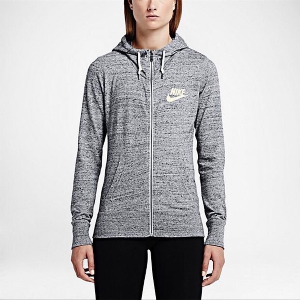 Nike gym vintage full zip hoodie